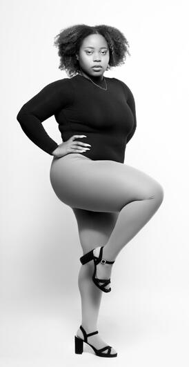 Black &amp; white photographed by Isis Symone